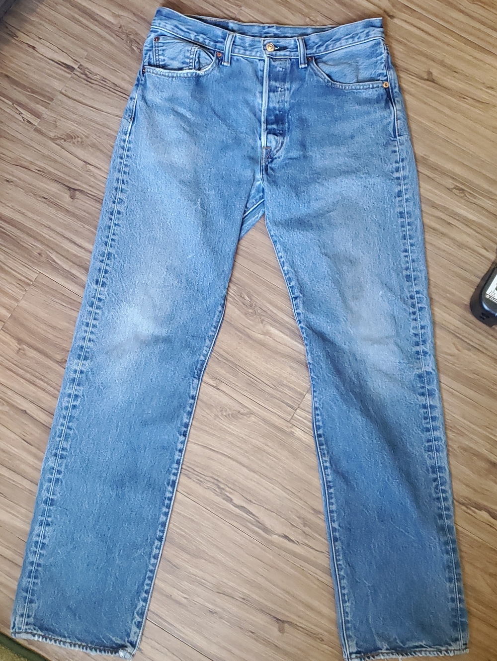 Levi's Men's Straight Light Blue Denim Jeans